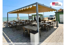 Die Pergola: Die ideale Lösung zur Erweiterung des Außenbereichs für Cafés und Restaurants.